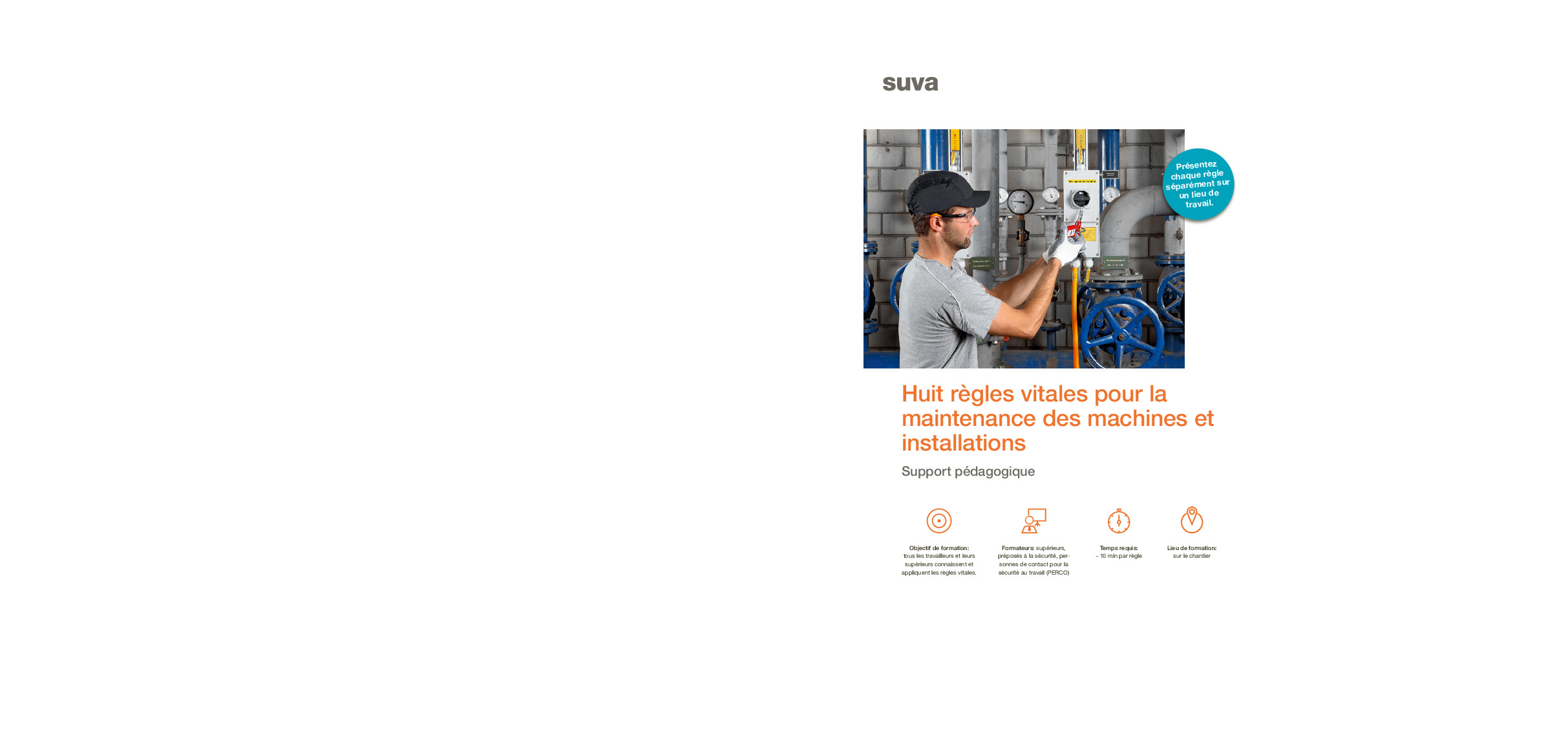 8 règles vitales pour la maintenance des machines