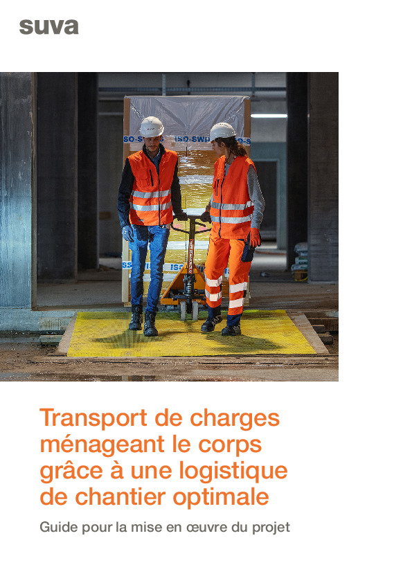 Transport de charges ménageant le corps sur les chantiers
