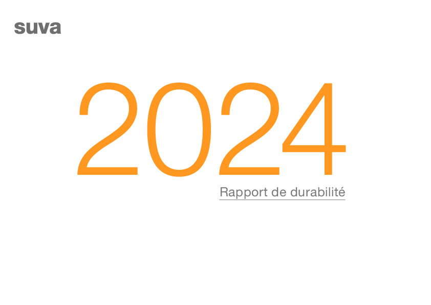 Rapport de durabilité Suva 2024