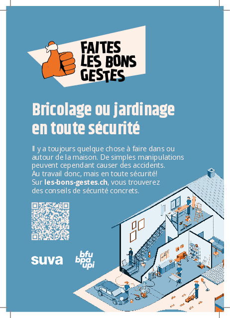 Flyer: Bricolage et jardinage – Faites les bons gestes