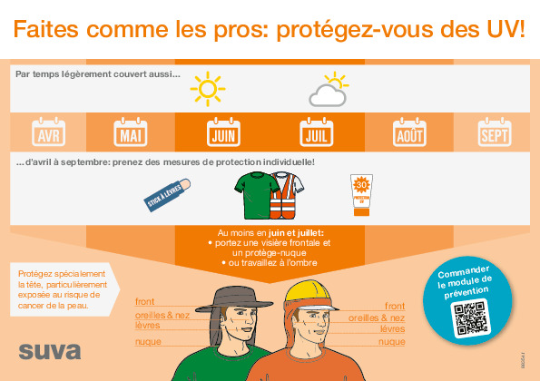 Soyez un pro – protégez-vous des rayons UV!