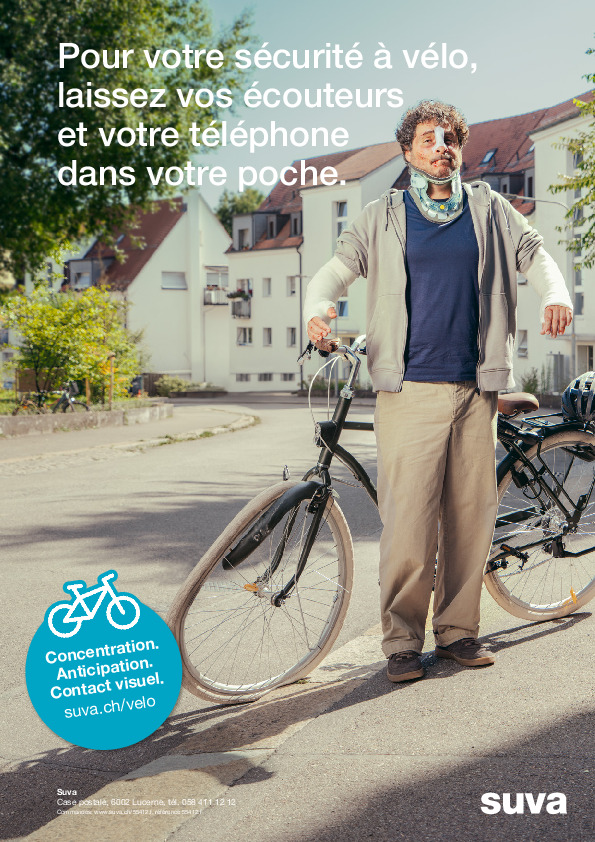 Affichette vélo: «Pour ta sécurité à vélo»