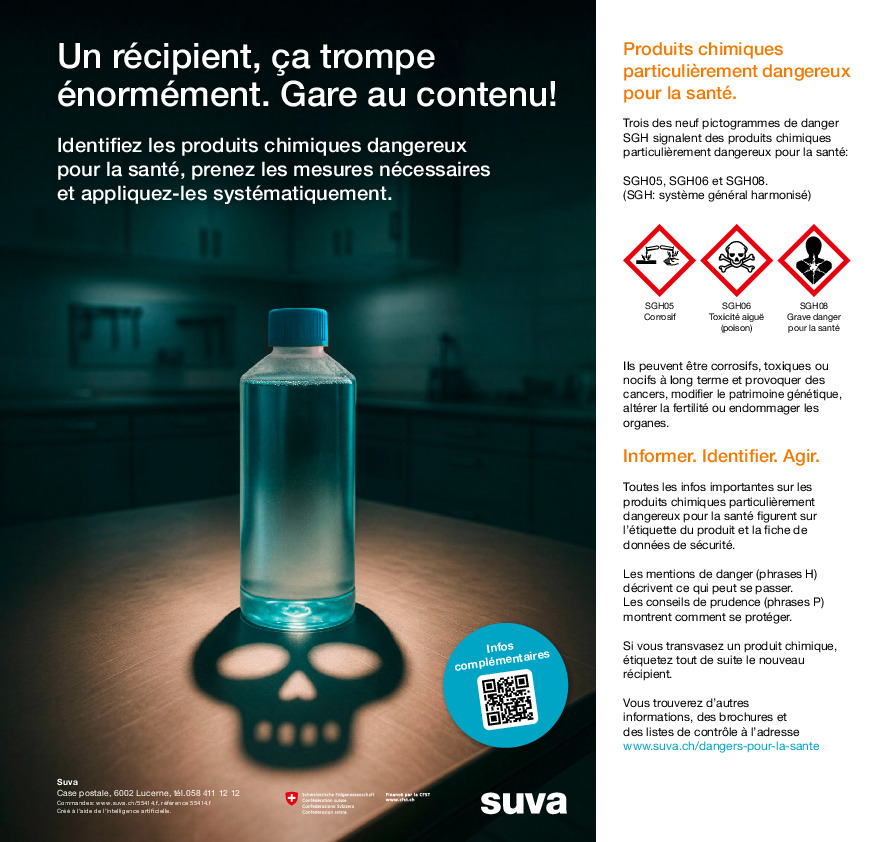 Identifier les produits chimiques dangereux pour la santé