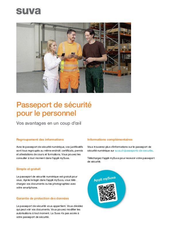 Passeports de sécurité – Gérer les attestations en ligne