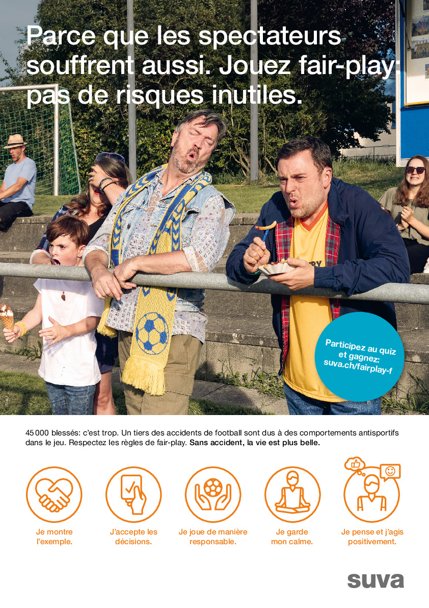 Parce que les spectateurs souffrent aussi. Jouez fair-play pas de risques inutiles.