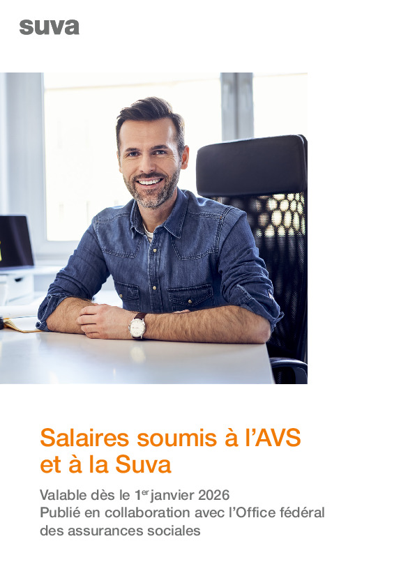 Fiche thématique «Salaires AVS et Suva»