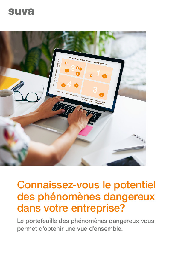 Connaissez-vous le potentiel des phénomènes dangereux dans votre entreprise? - Le portefeuille des phénomènes dangereux vous permet d'obtenir une vue d'ensemble