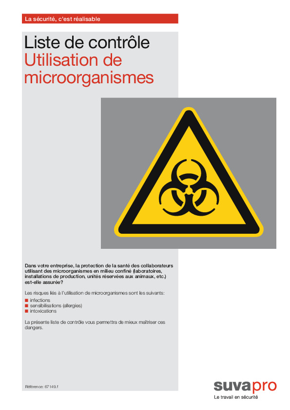Éviter efficacement les infections par des micro-organismes