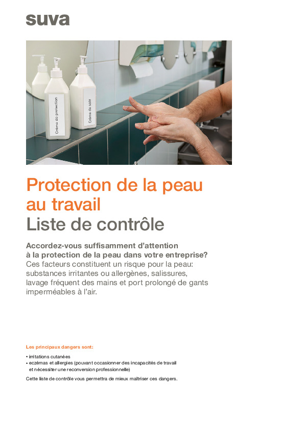 Protection de la peau – Éviter les irritations cutanées