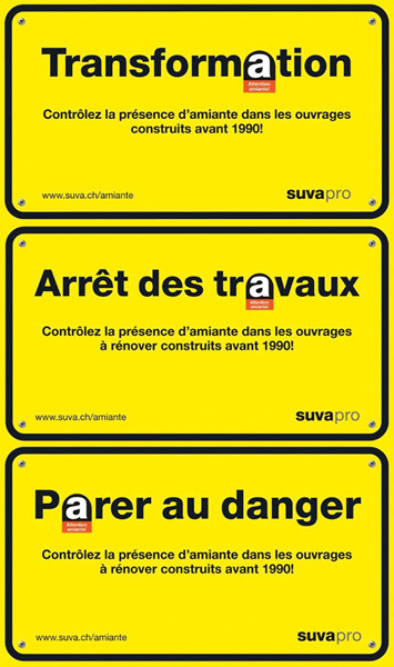 Campagne relative au désamiantage dans le cadre de rénovations, 2010
