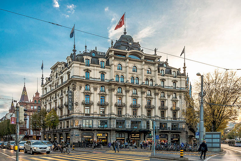 L’hôtel Monopol à Lucerne aujourd’hui