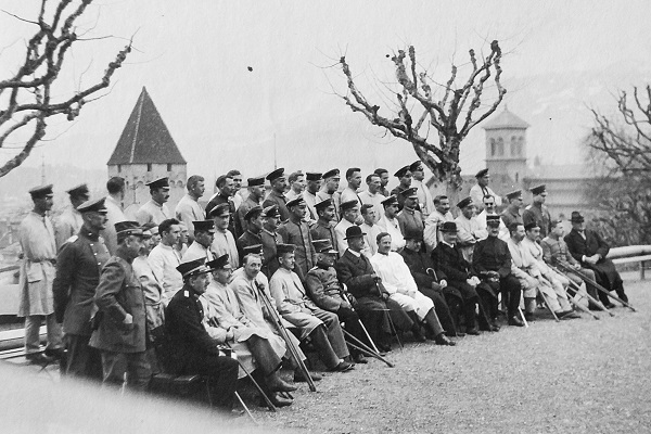 Le Prince héritier Robert de Bavière, maréchal de campagne, a visité l’établissement sanitaire en 1917.