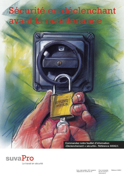 «Bien couper le courant», publicité de 2005