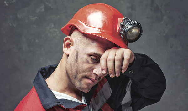 Epuisement sur le lieu de travail (photo d’illustration)